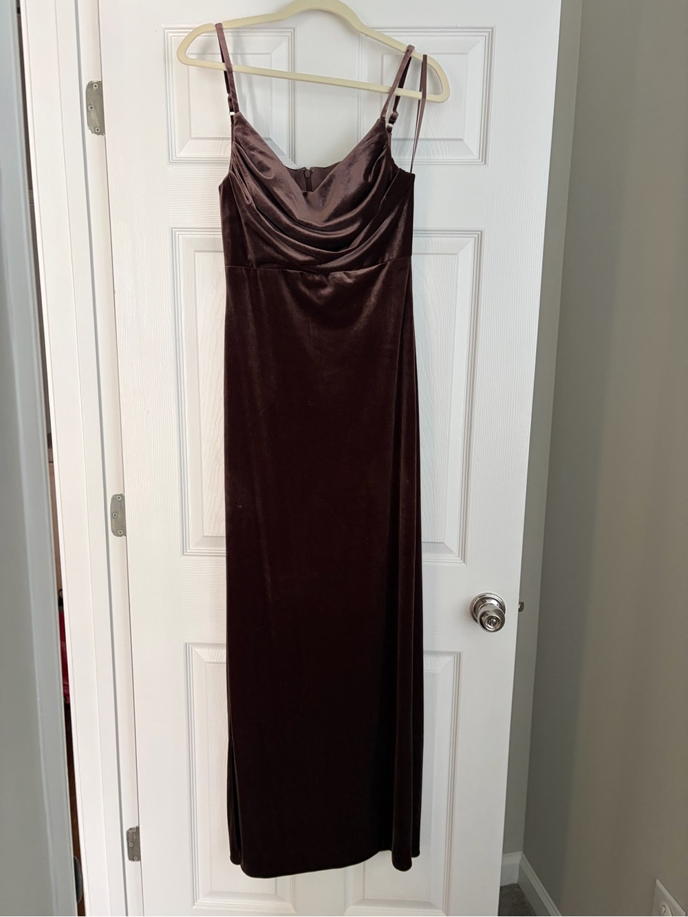 Revelry velvet bridesmaid gown - worn once!